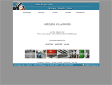 Tablet Screenshot of john-heizung.de
